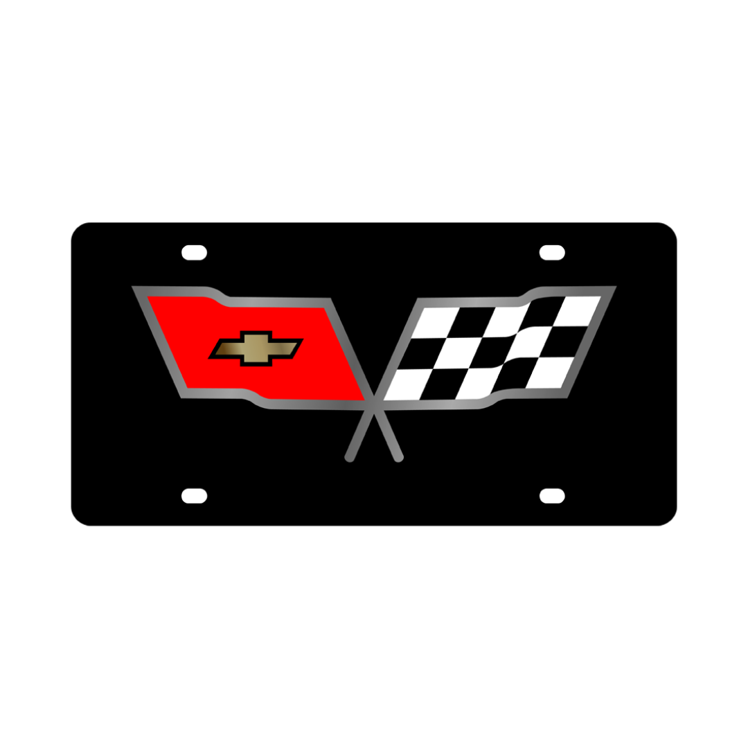 Chevrolet Corvette C3 Acrylic License Plate