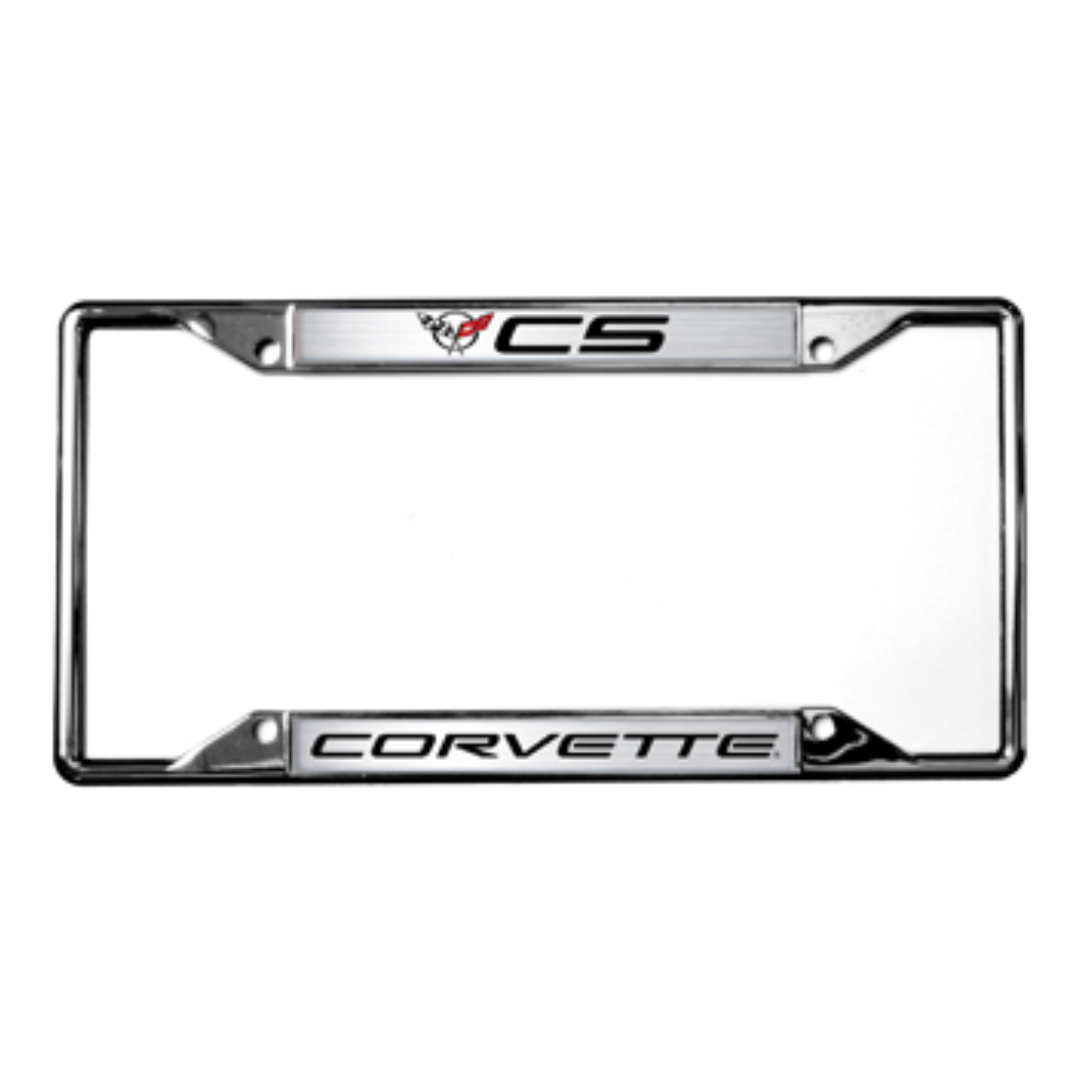 Chevrolet Corvette C5 Chrome License Plate Frame
