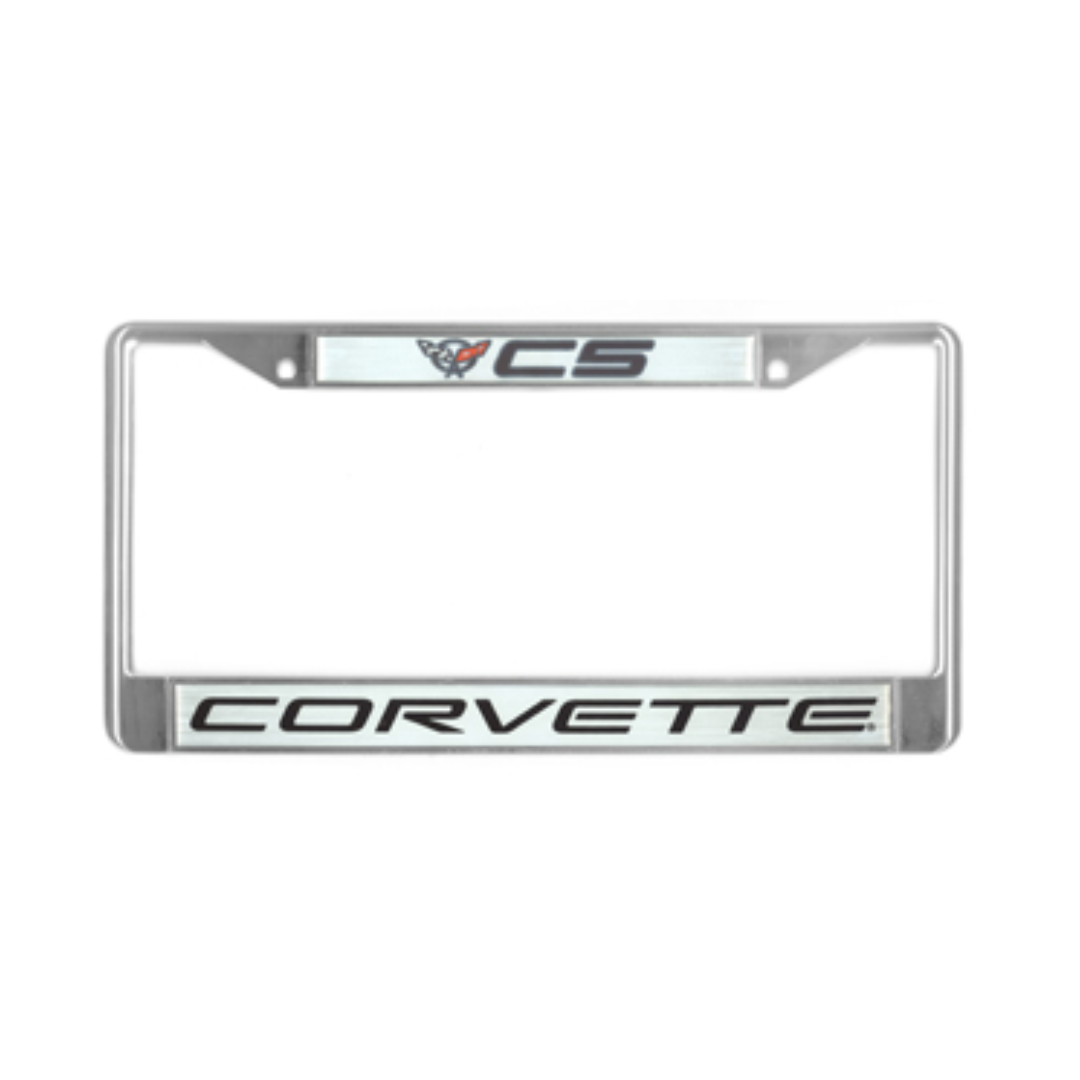 Chevrolet Corvette C5 Chrome License Plate Frame