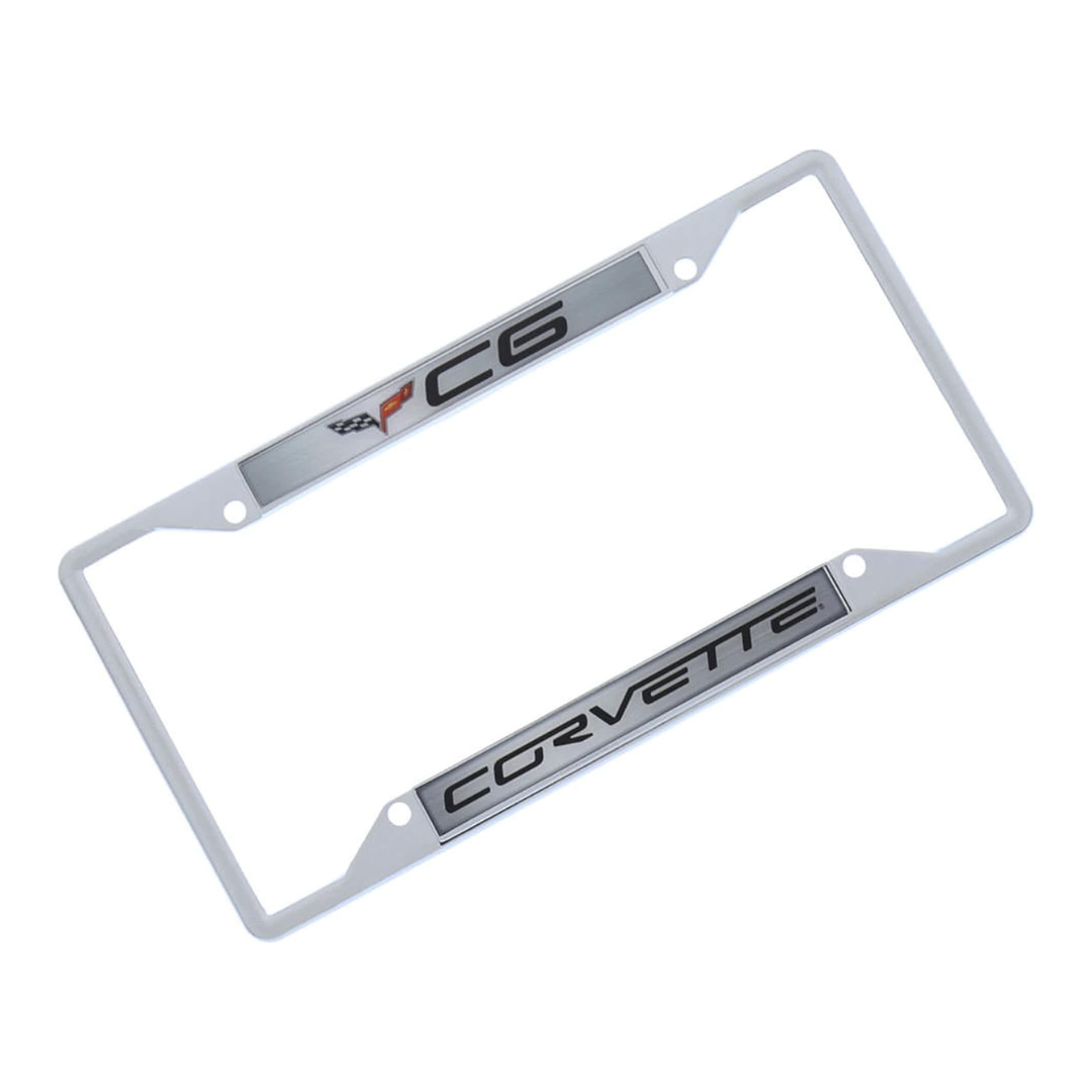 Chevrolet Corvette C6 Chrome License Plate Frame
