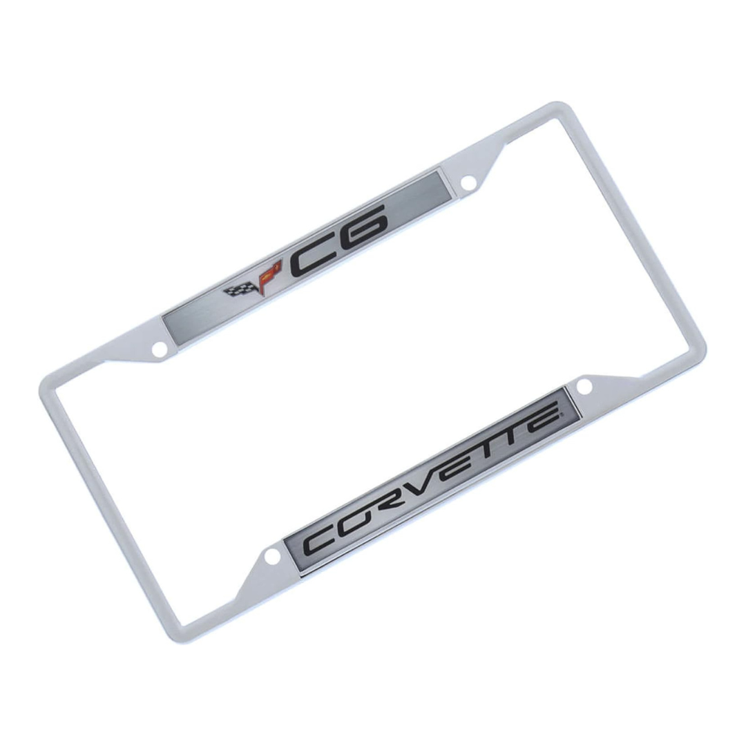 Chevrolet Corvette C6 Chrome License Plate Frame