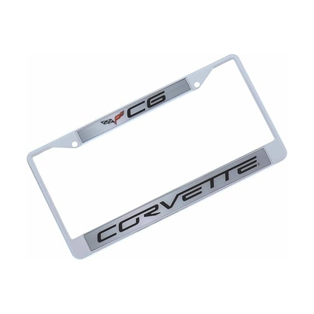 Chevrolet Corvette C6 Chrome License Plate Frame