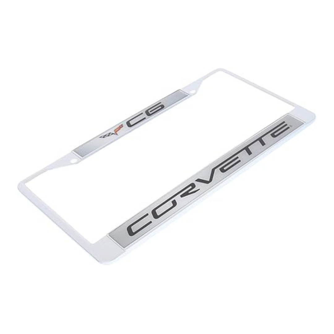 Chevrolet Corvette C6 Chrome License Plate Frame