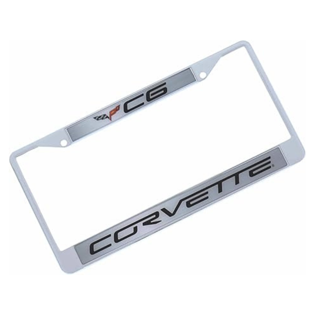 Chevrolet Corvette C6 Chrome License Plate Frame