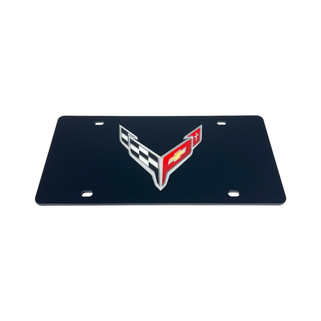 Chevrolet Corvette C8 Acrylic License Plate