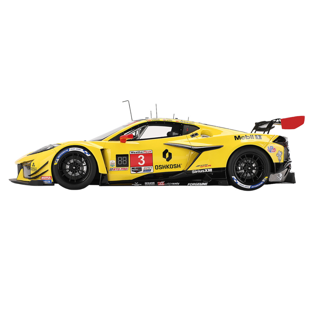 Chevrolet Corvette Z06 GT3.R #3 Antonio Garcia - Daniel Juncadella - Alexander Sims "Corvette Racing by Pratt Miller Motorsports" "24 Hours of Daytona" (2025) 1/18 Model Car