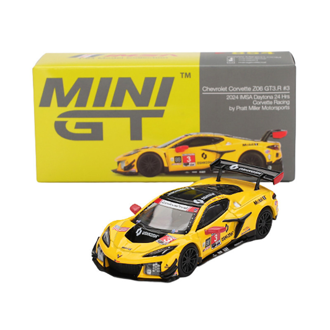 Chevrolet Corvette Z06 GT3.R #3 Antonio Garcia - Daniel Juncadella - Alexander Sims "Corvette Racing by Pratt Miller Motorsports" IMSA "24 Hours of Daytona" (2024) Limited Edition 1/64 Diecast Model Car