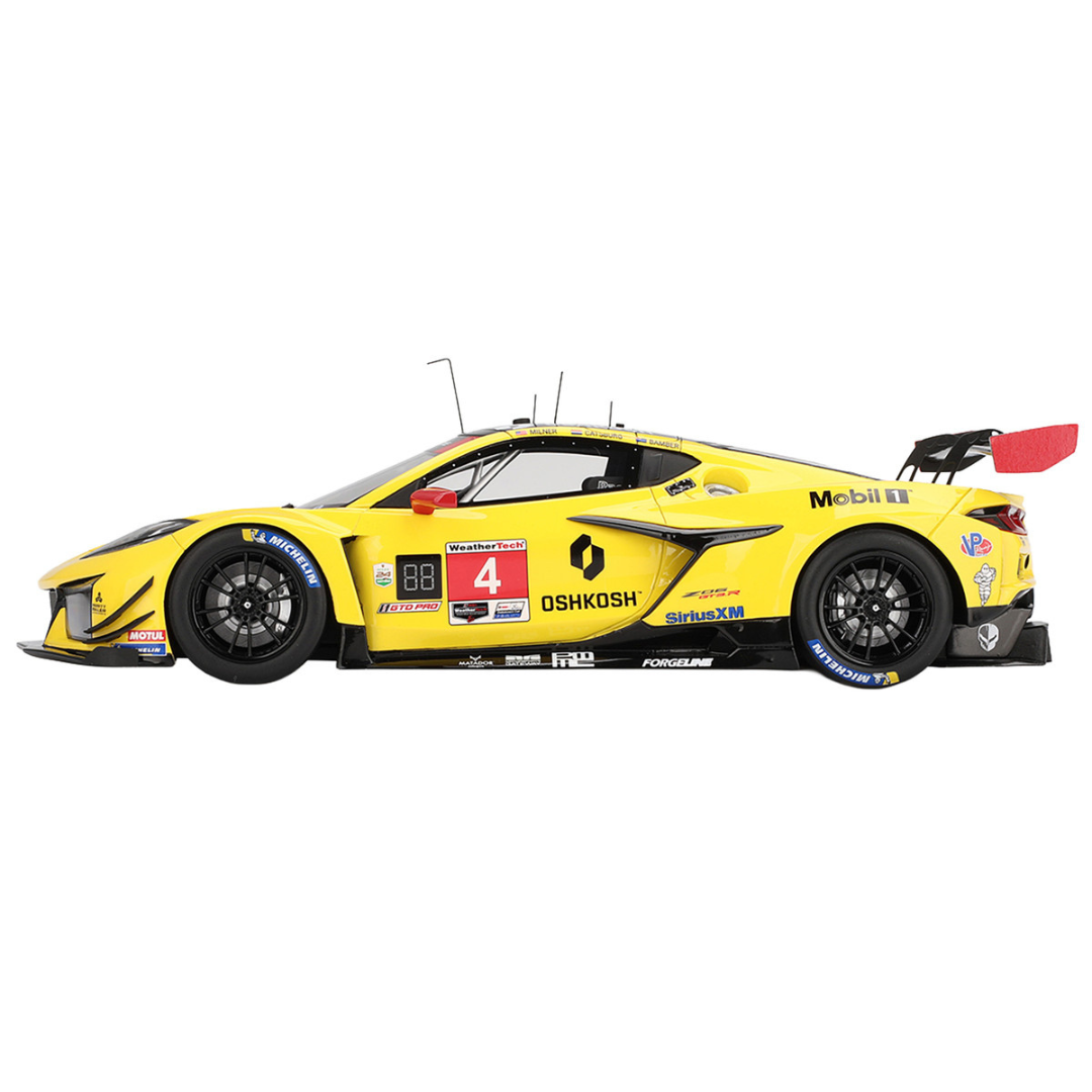 Chevrolet Corvette Z06 GT3.R #4 Earl Bamber - Nicky Catsburg - Tommy Milner "Corvette Racing by Pratt Miller Motorsports" "24 Hours of Daytona" (2024) 1/18 Model Car