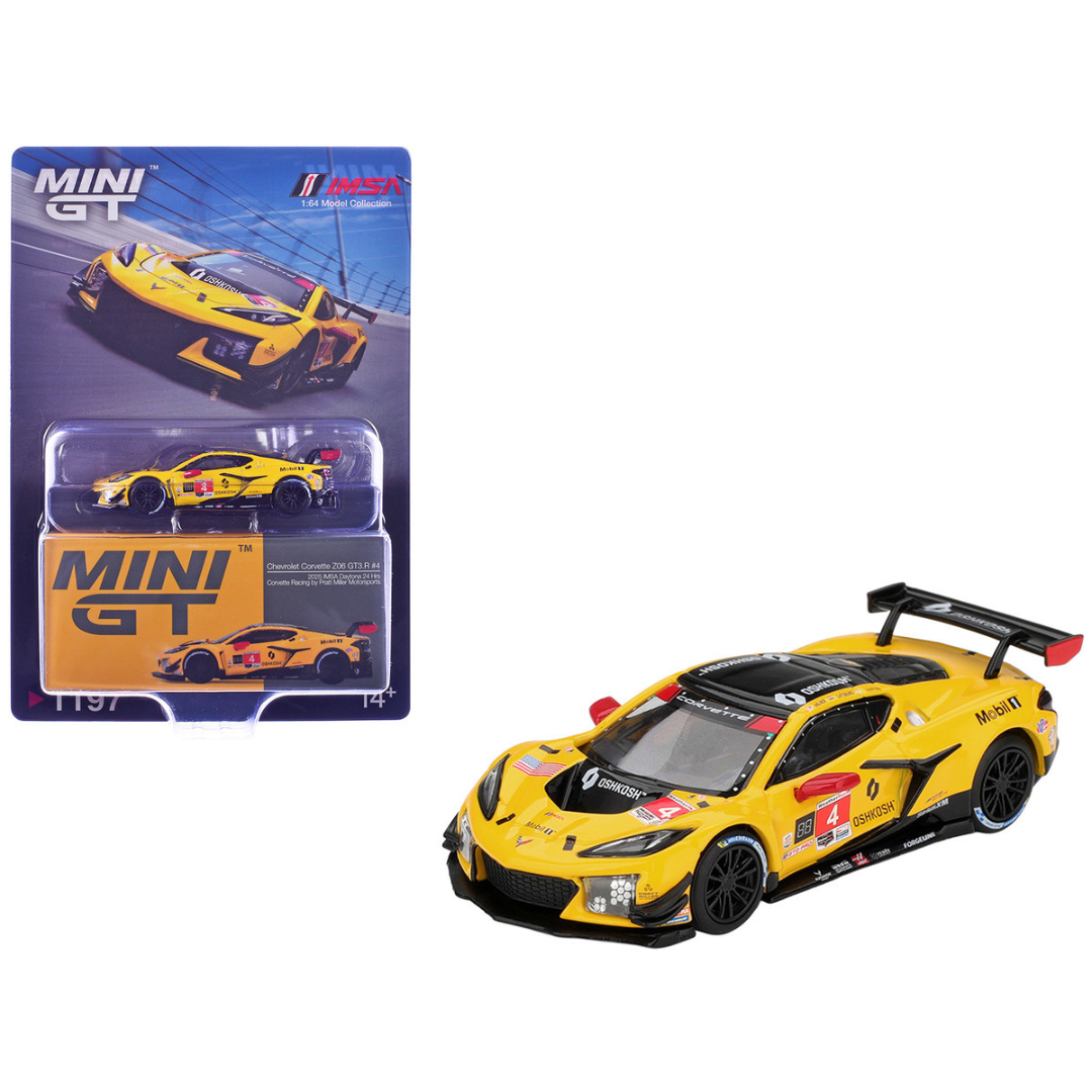 Chevrolet Corvette Z06 GT3.R #4 Nicky Catsburg - Tommy Milner - Nicolas Varrone "Corvette Racing by Pratt Miller Motorsports" IMSA "24 Hours of Daytona" (2025) Limited Edition 1/64 Diecast Model Car