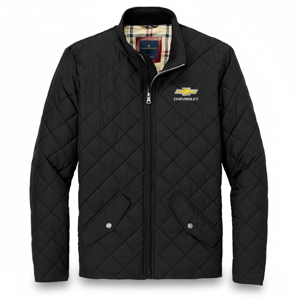 Chevrolet Gold Bowtie Brooks Brothers Quilted Jacket