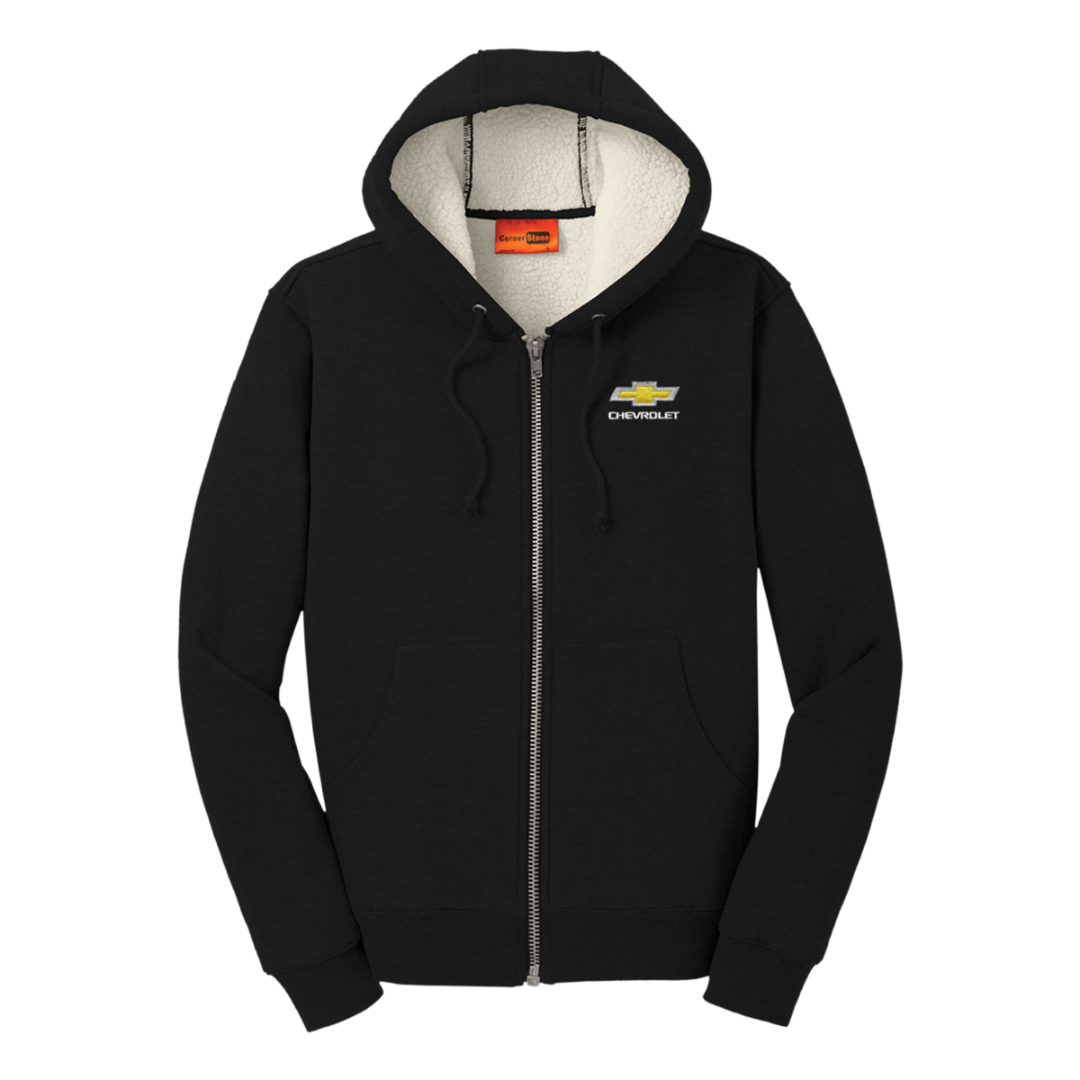 chevrolet-heavyweight-sherpa-lined-hooded-fleece-jacket-black
