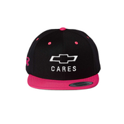 Chevy Cares black cap with pink bill