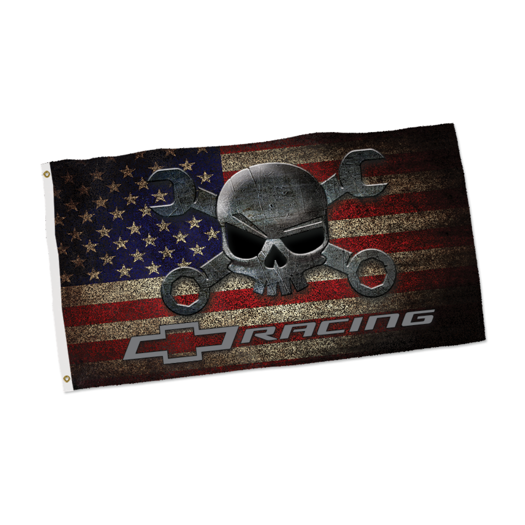 Chevy Racing Mr. Crosswrench Flag