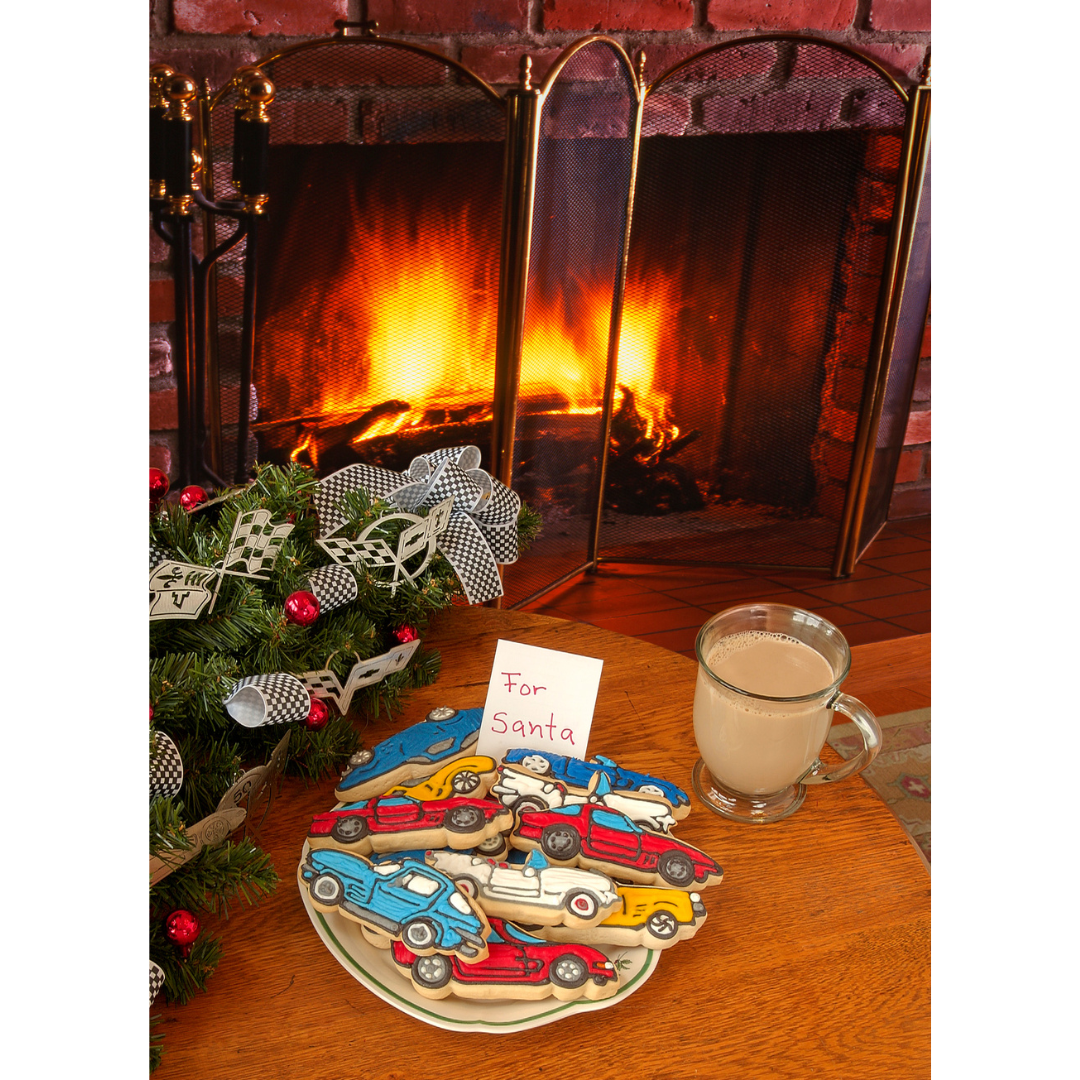 Corvette Christmas Cookies Christmas Cards - 20 cards