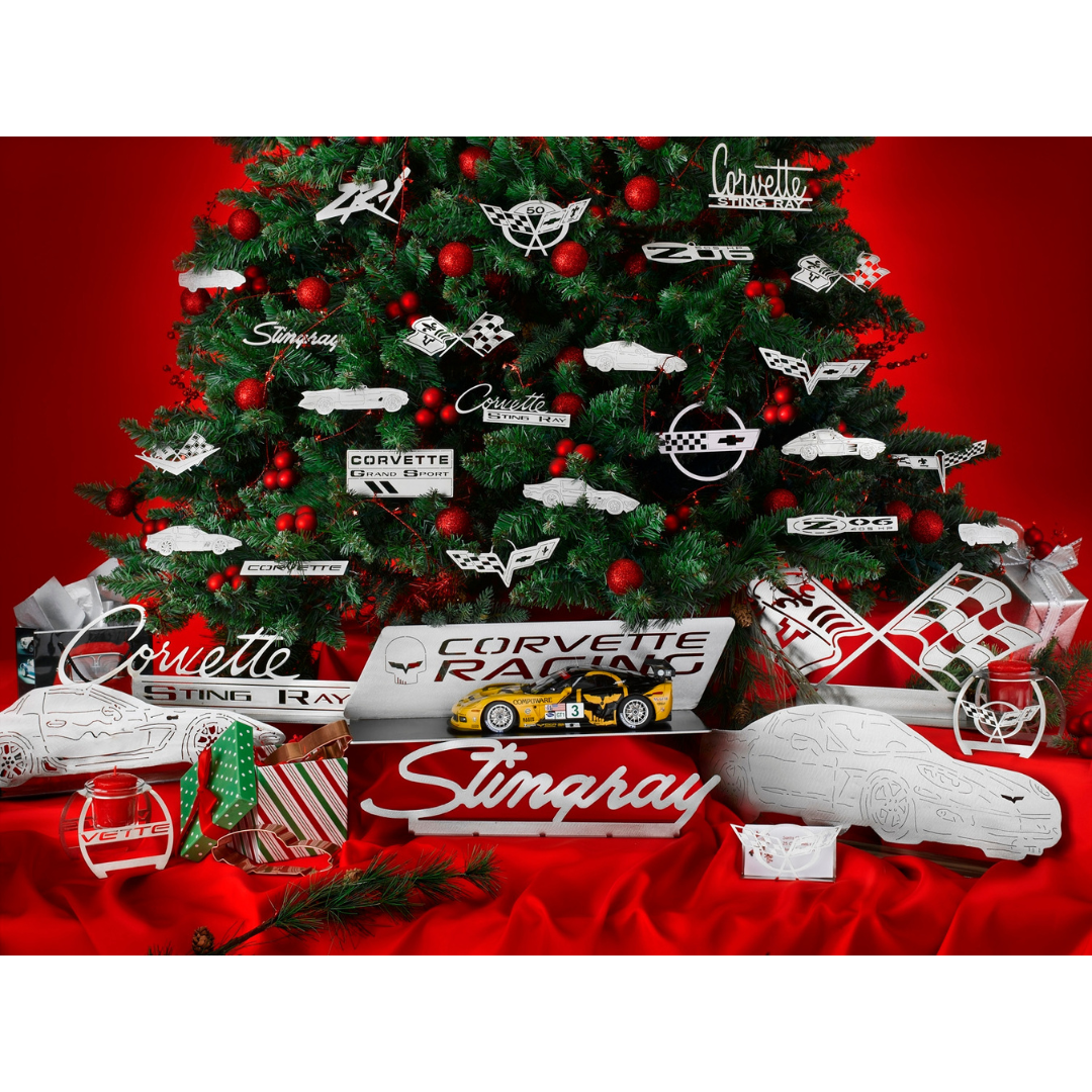 Corvette Christmas Presents Christmas Cards - 20 cards