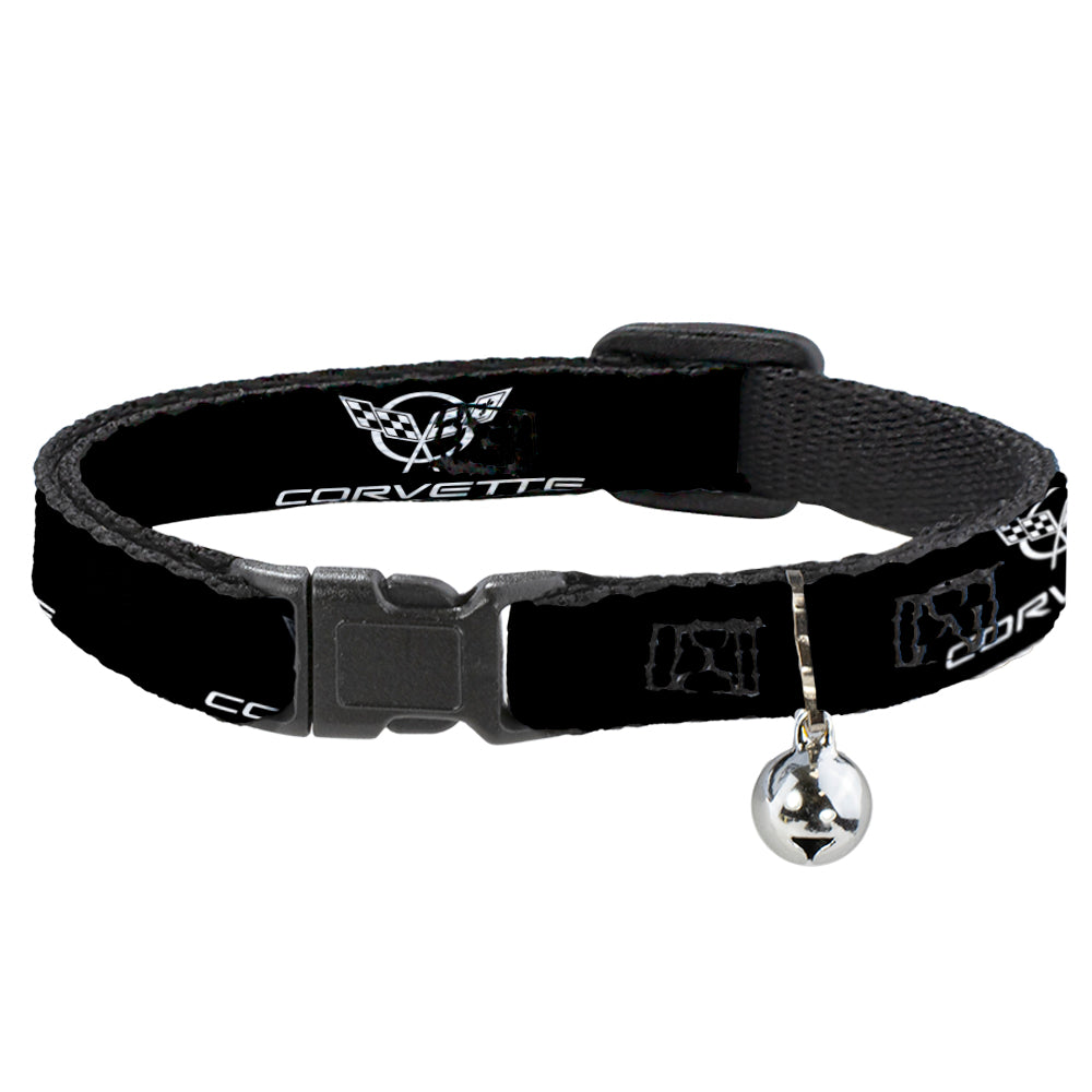 Corvette C5 Crossed Flags Cat Collar Breakaway