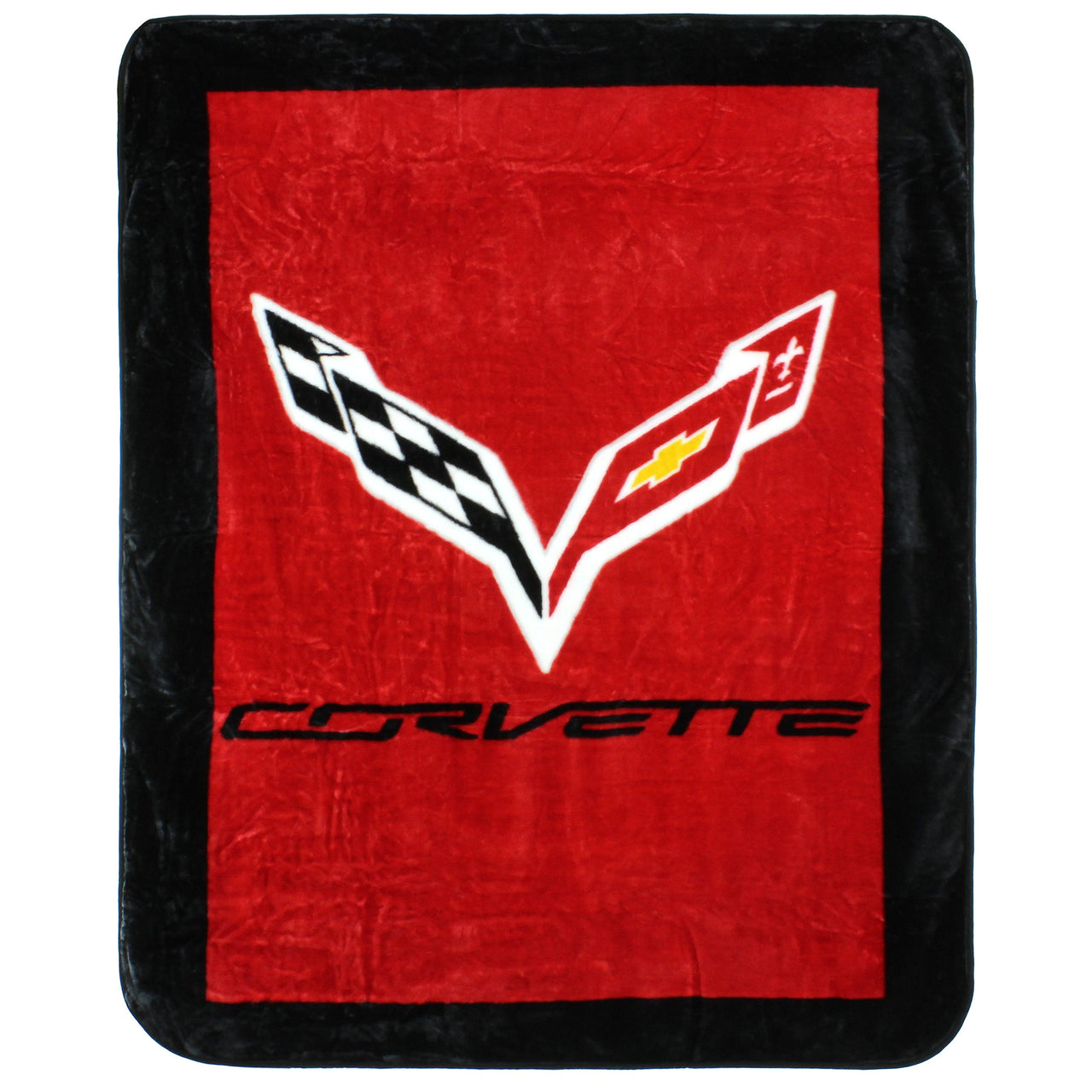 Corvette Plush Throw Blanket 86" x 63" Bedspread