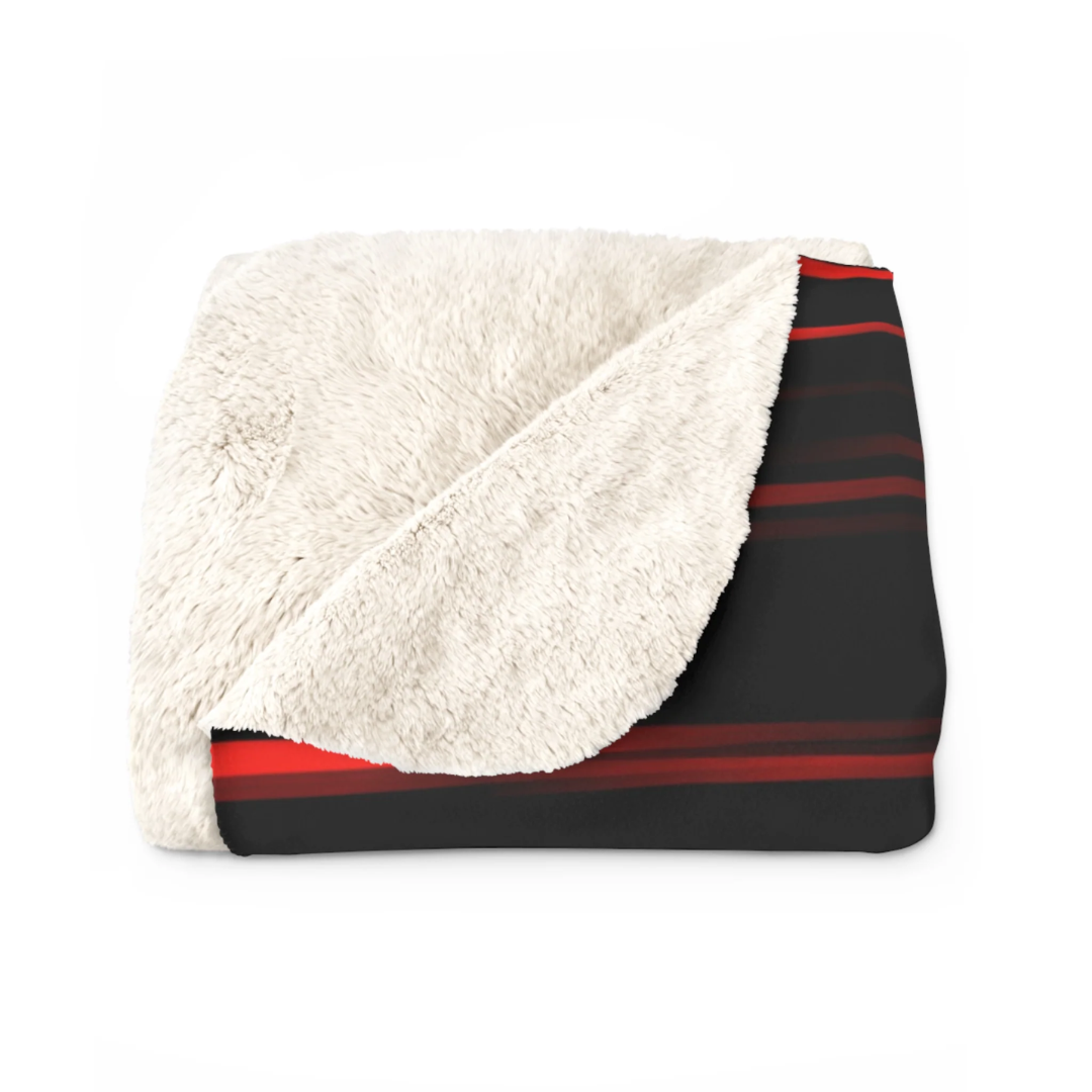 Personalized C6 Corvette Checkered Flag Racing Decorative Sherpa