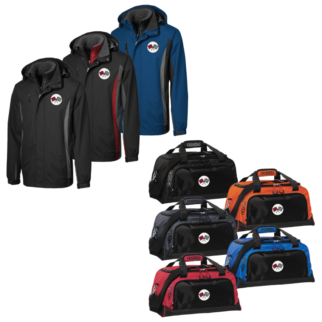 c2-corvette-colorblock-3-in-1-jacket-ogio®-breakaway-duffel-bag-bundle