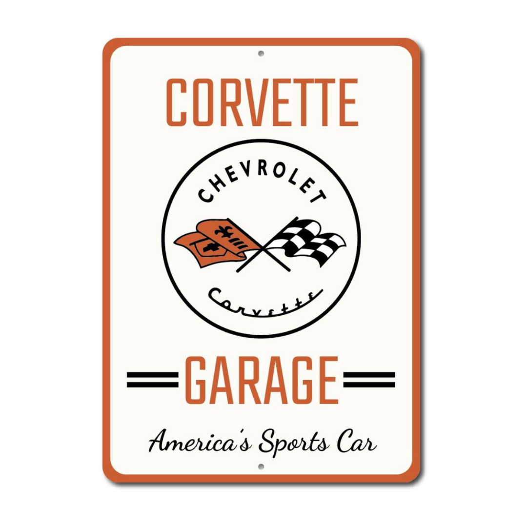 C1 Corvette Garage America's Sports Car Sign