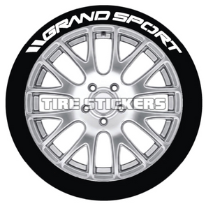 // Grand Sport Tire Stickers - 4 of Each
