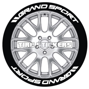 // Grand Sport Tire Stickers - 8 of Each