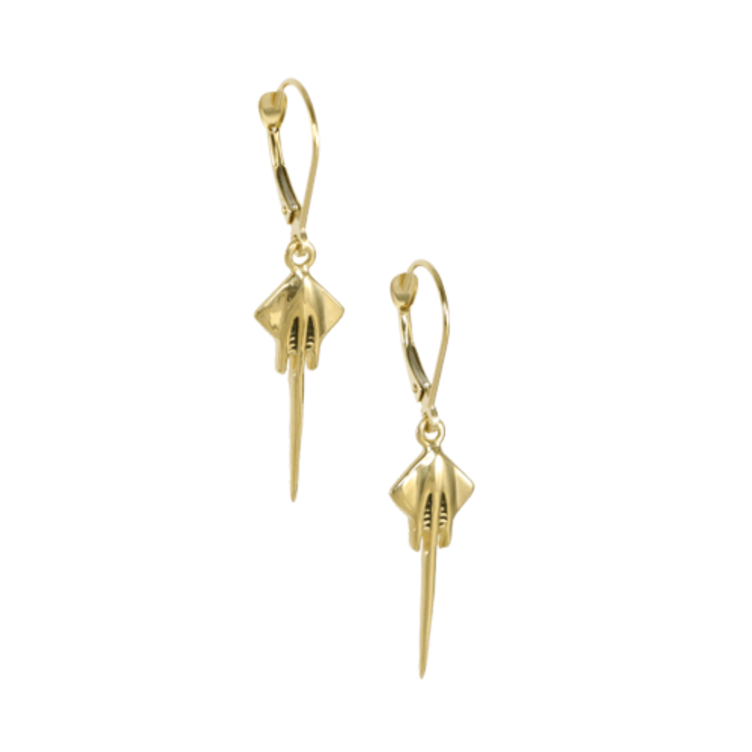 c7-corvette-stingray-lever-back-earrings-gold