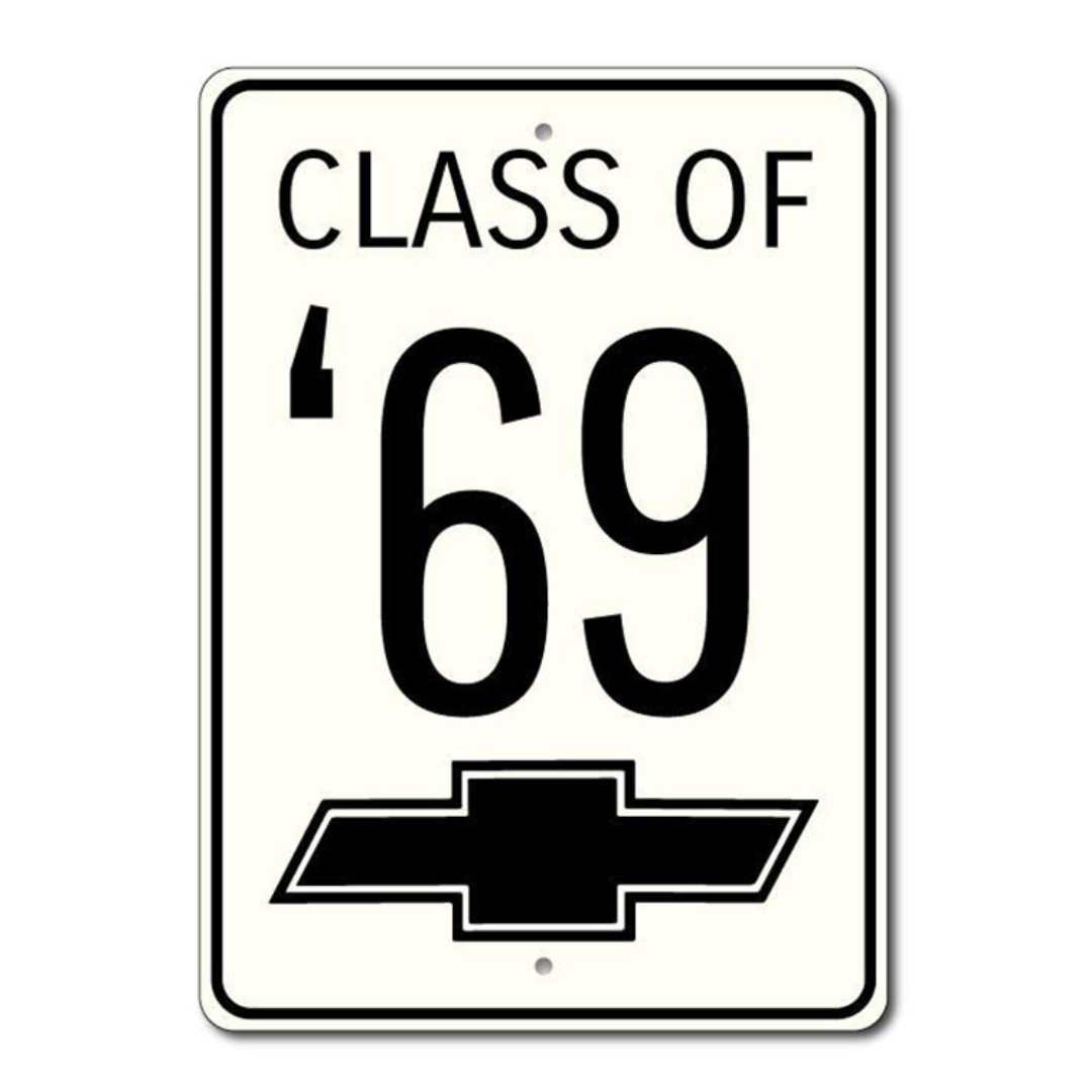 Personalized Chevy Car Year - Aluminum Sign
