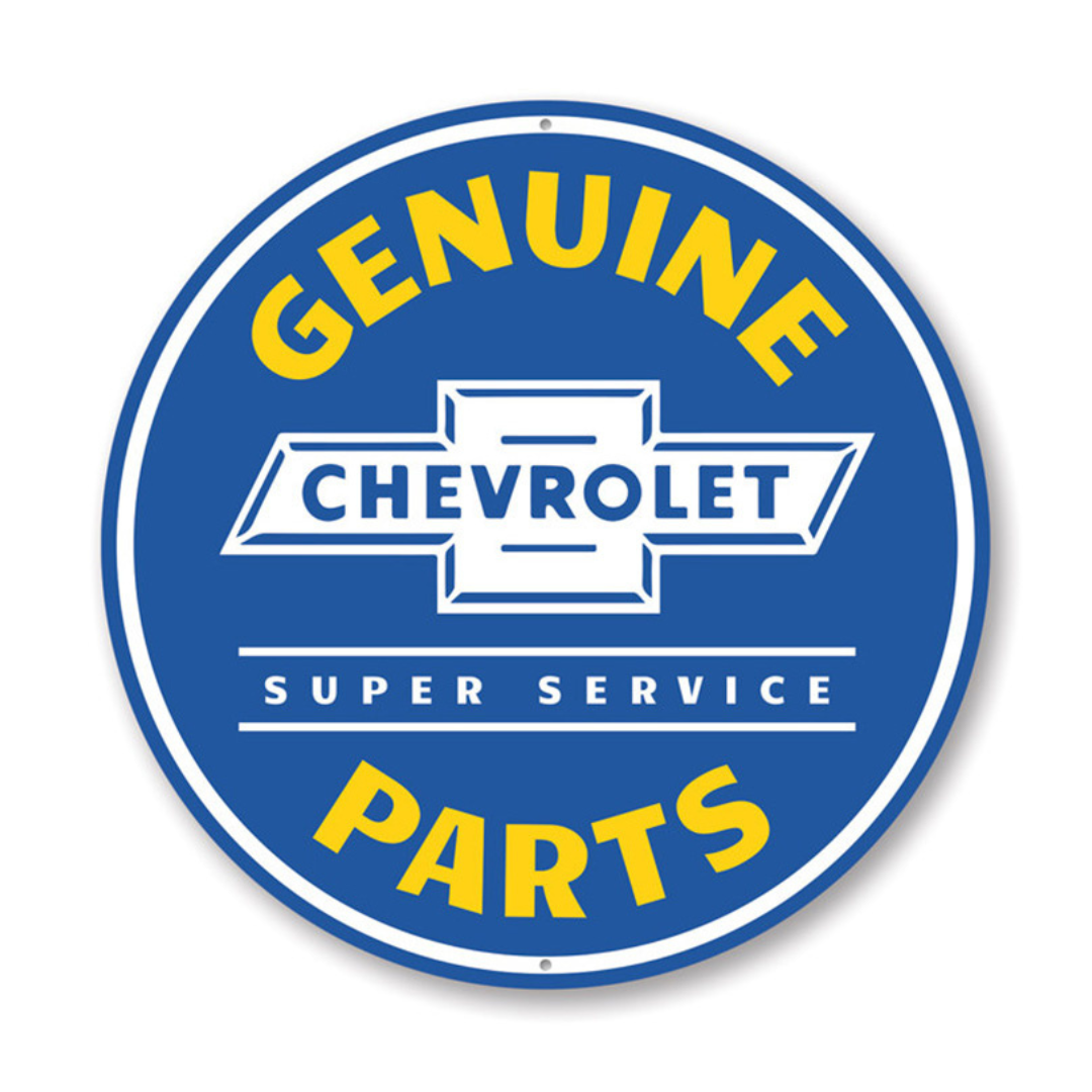Chevrolet Genuine Parts - Aluminum Sign