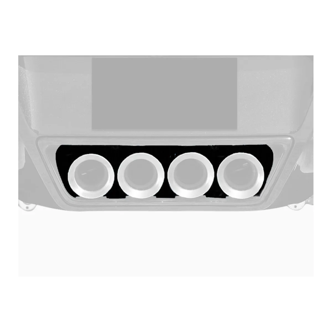 2014-2019 Corvette Custom Painted Exhaust Filler Panel W/Polishing Kit- NPP - CA