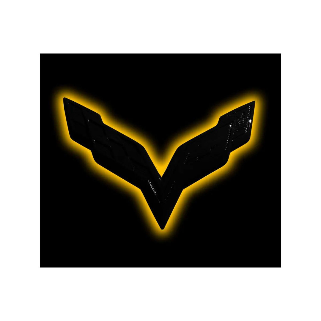 C7 Corvette Custom Painted LED Front & Rear Emblem Lighting - CA