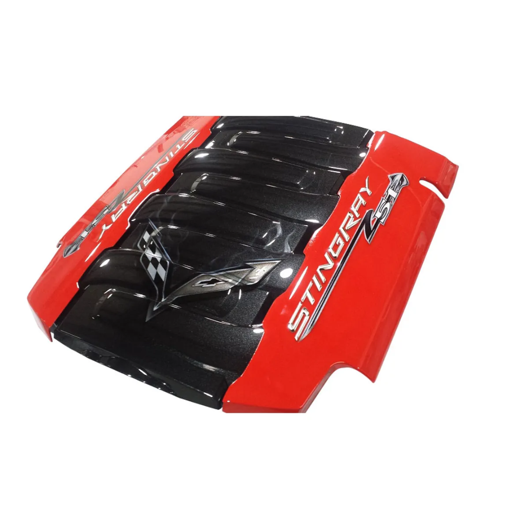 2014-2019 Corvette Custom Painted LT1 Fuel Rail Covers W/Painted Z51 Logo - CA