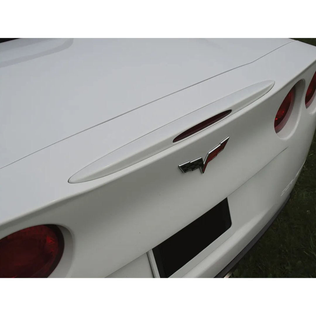 2005-2013 Corvette Custom Painted Rear Brake Light Spoiler - Base Coupe/Vert or Grand Sport/ Z06 - CA