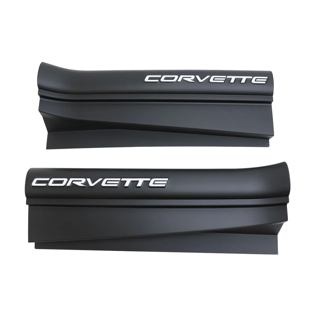 C5 1997-2004 Corvette Door Sill Guards - Black - CA