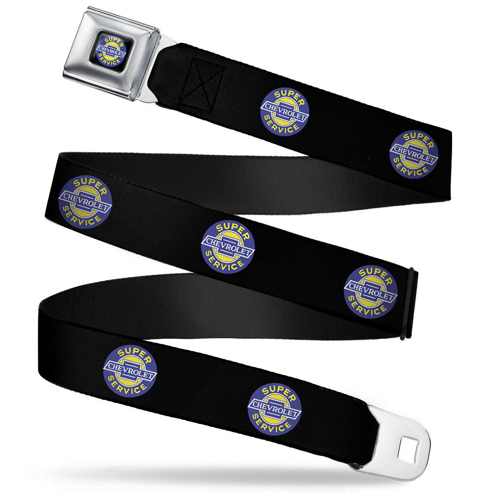 Chevrolet Super Service Logo Black Seatbelt Belt