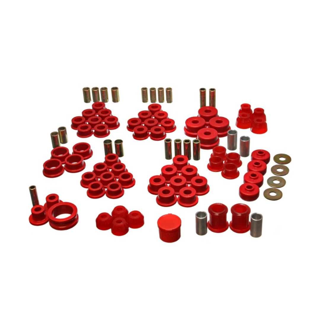Energy Suspension 1984-1995 Chevrolet C4 Corvette Red Hyper-flex Master Bushing Set
