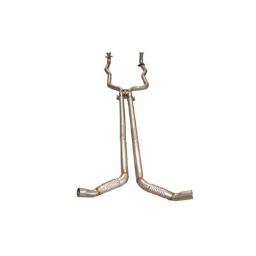 C4 Corvette Exhaust Pipe Set - Aluminized Dual Except ZR1 - CA