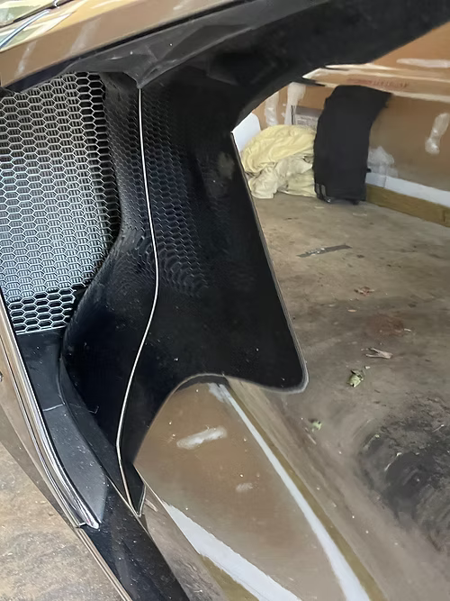 C8 Z06 and E-Ray Corvette 2023+ ABS BLACK SIDE INTAKE Mesh Grille