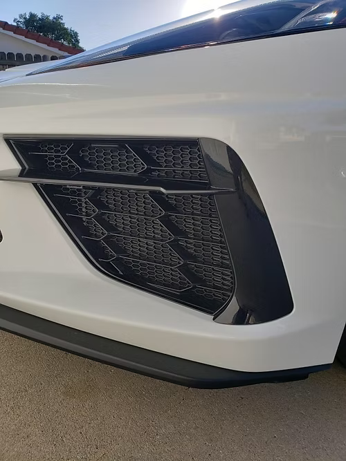 C8 Stingray Corvette 2020 - 2026 HEXAGON ABS Plastic Radiator Grille Screens