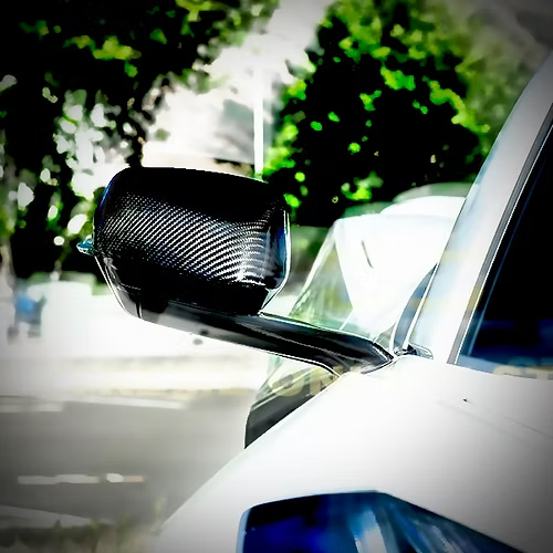 C8, E-Ray and Z06 Corvette 2020 - 2025 Carbon Fiber Mirror Caps