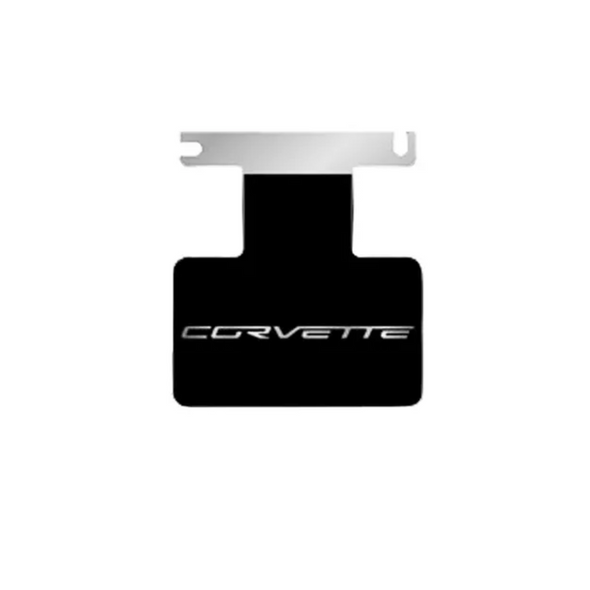 C6 2005-2013 Corvette Flag Logo Exhaust Enhancer Plate - Non-NPP Systems