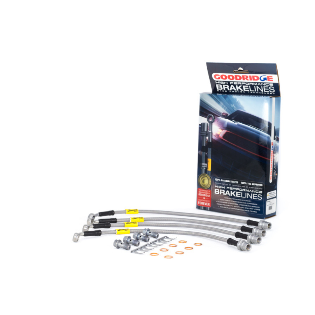 1984-1996 Corvette G-Stop Stainless Steel Braided Brake Hose Kit