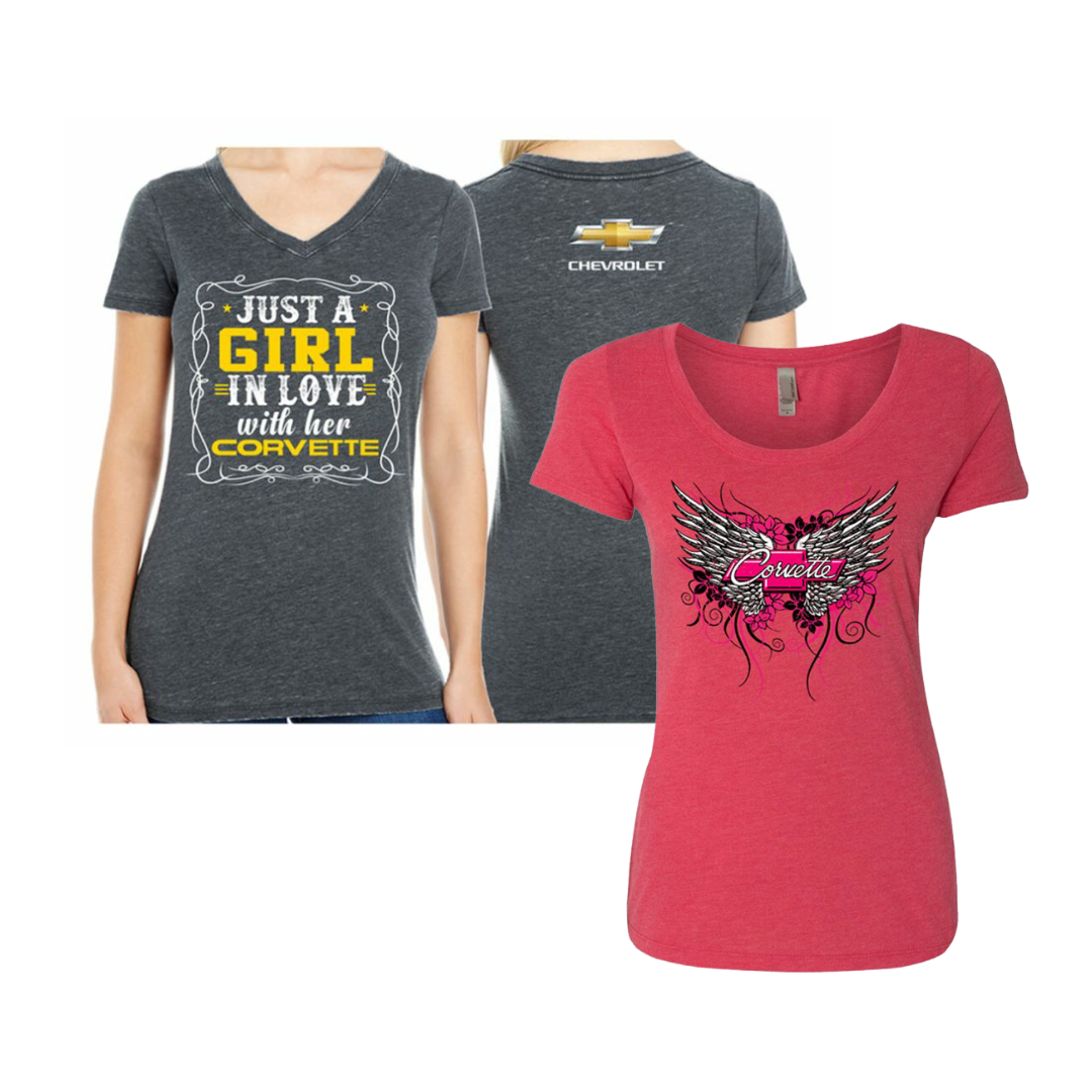Ladies Corvette Tee Bundle