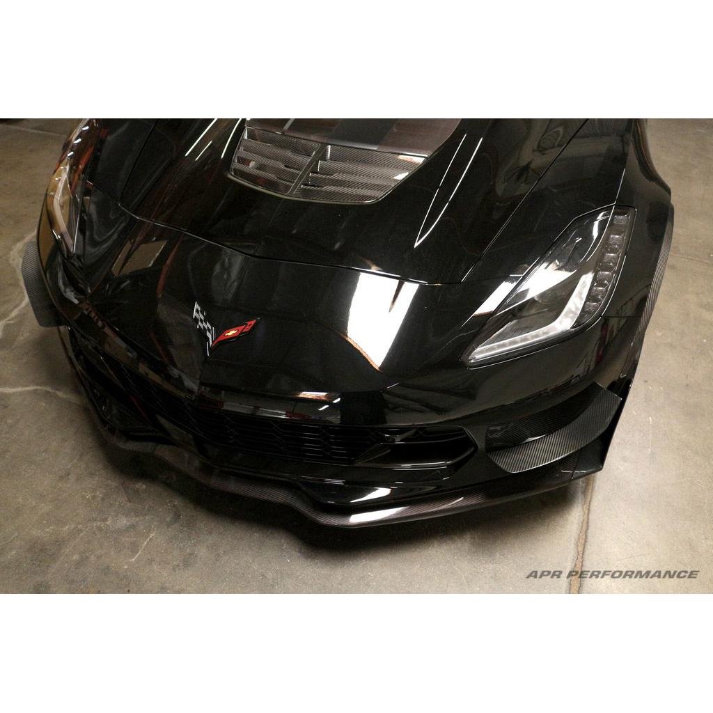 2014-2019 Corvette C7 Z06 Front Bumper Race Canards
