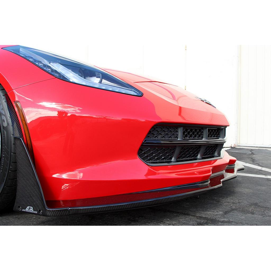 2014-2019 Chevrolet Corvette C7 Front Bumper Canards and Spats