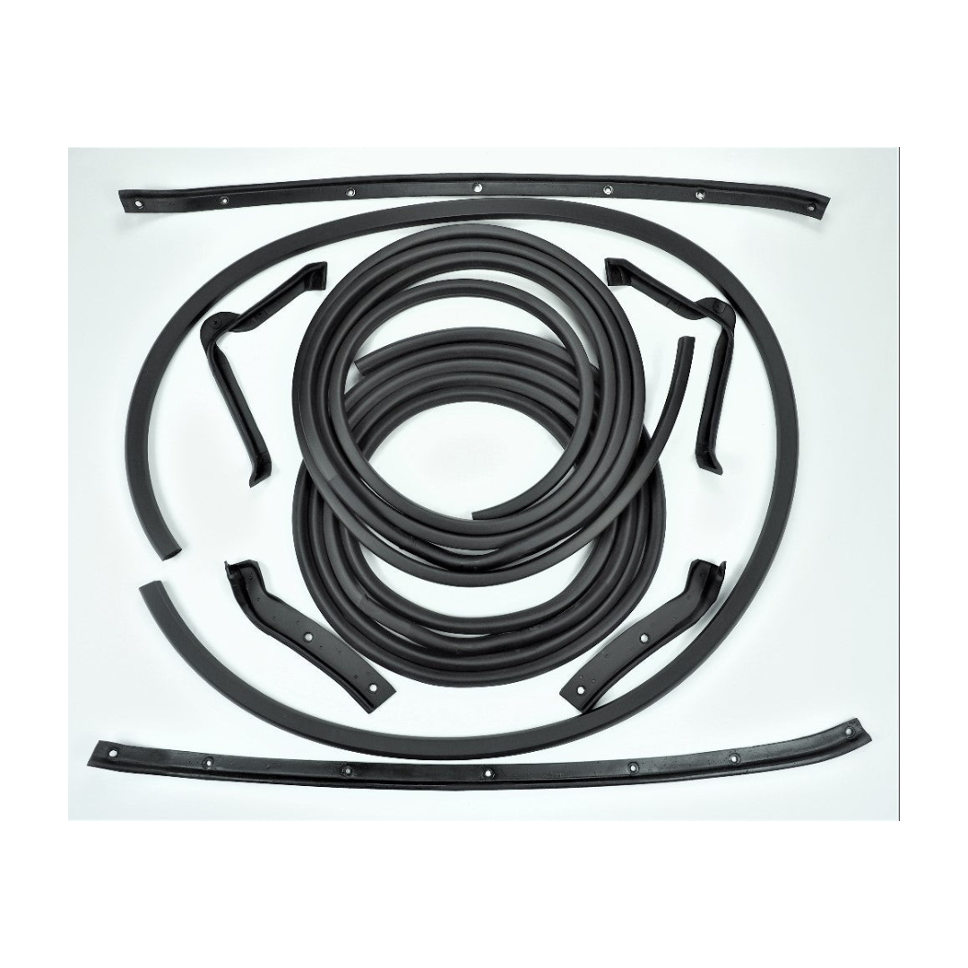 Chevrolet C2 Corvette 1964–1967 Coupe Door & Body Weatherstrip Kit – 9 Piece