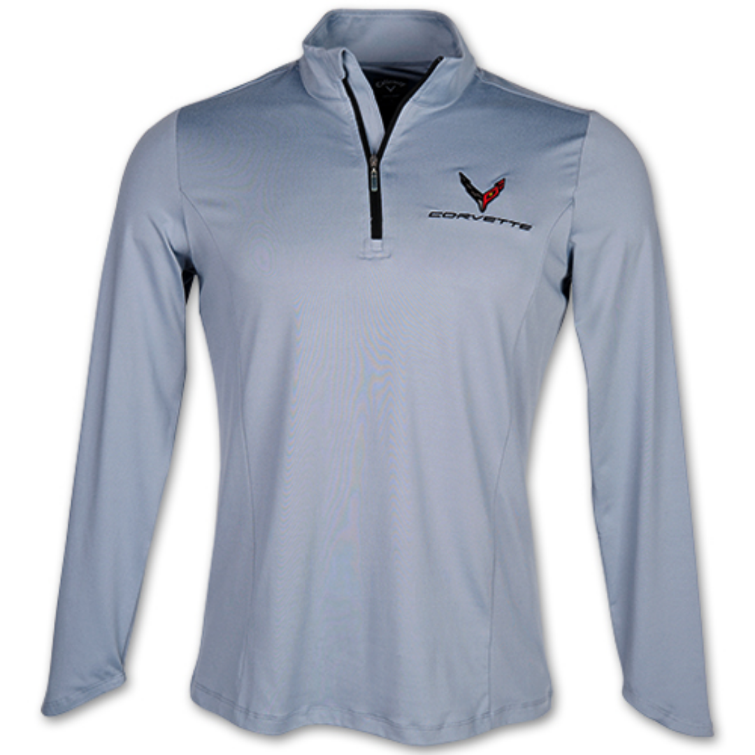 Ladies C8 Corvette ¼ Zip Pullover