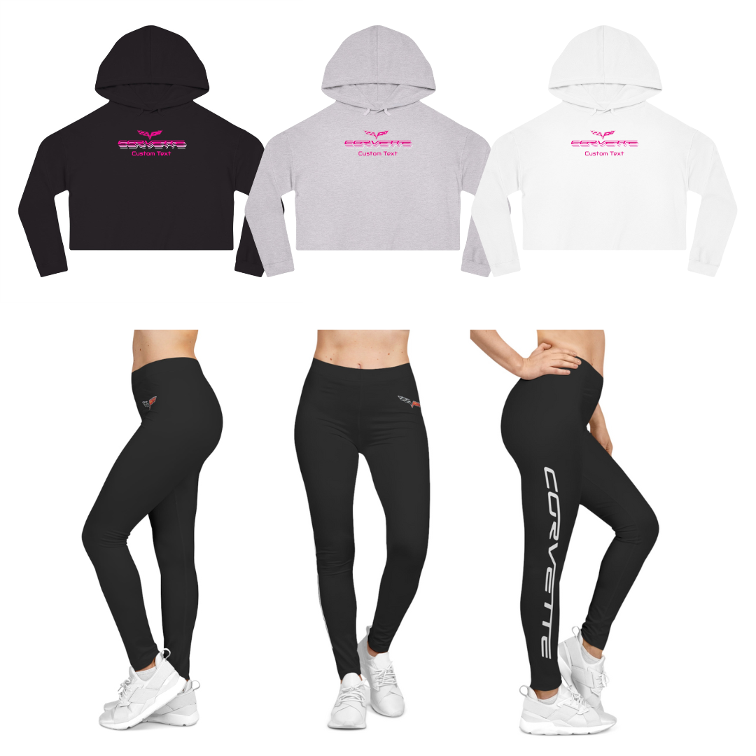 C6 Ladies Hoodie and Leggings Loungewear Bundle