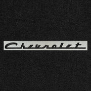 Lloyd C1 Corvette Chevrolet Letters Black on Silver emblem 818005-B