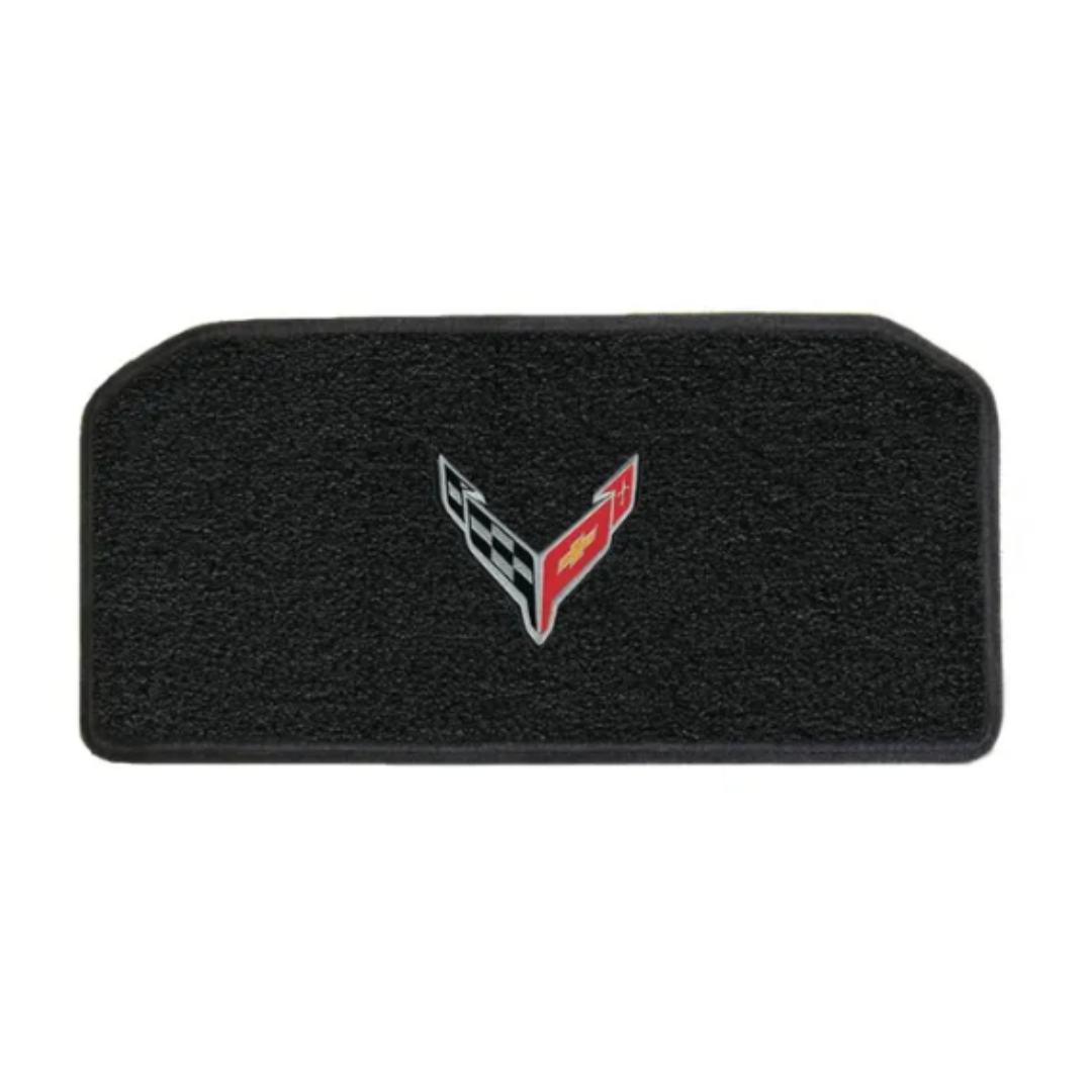 2020-2027 C8 Corvette Lloyd Ultimat Frunk Mat - Silver flags (Lloyd 819402)